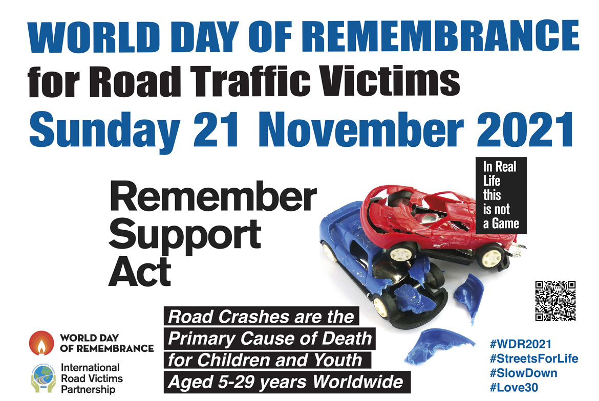 World Day of Remembrance for road traffic victims - Sunday, 21 November 2021